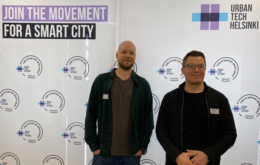 Team from Abau Design at Urban Tech Helsinki kickoff